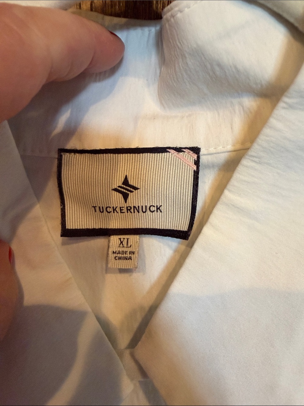 Tuckernuck White Collared Button Shirt - Picture 2 of 3